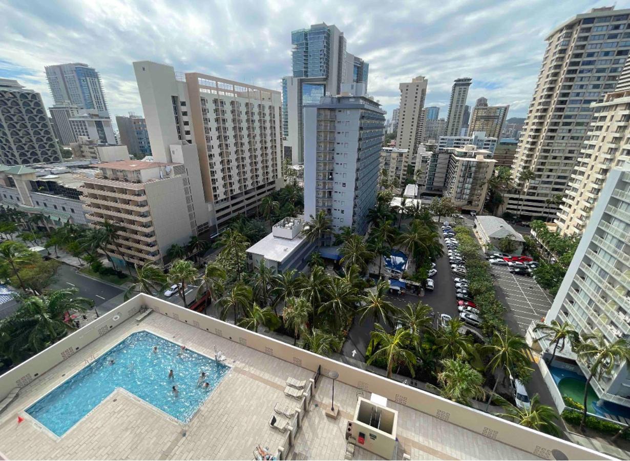 1414- Heart Of Waikiki With Kitchen - Free Parking - City View هونولولو المظهر الخارجي الصورة